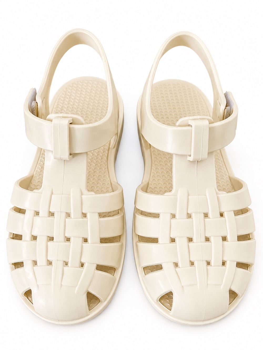 Igor Cream Jelly Fisherman Sandals for Kids